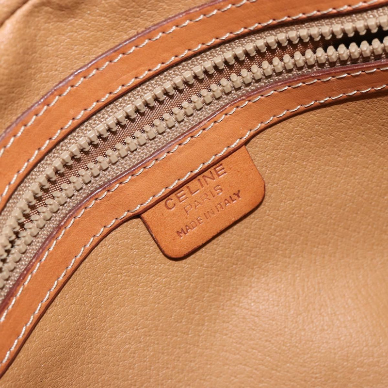 【日本直送】CELINE Macadam帆布手提包 PVC皮革 棕色 金色 正品 bs30599-18