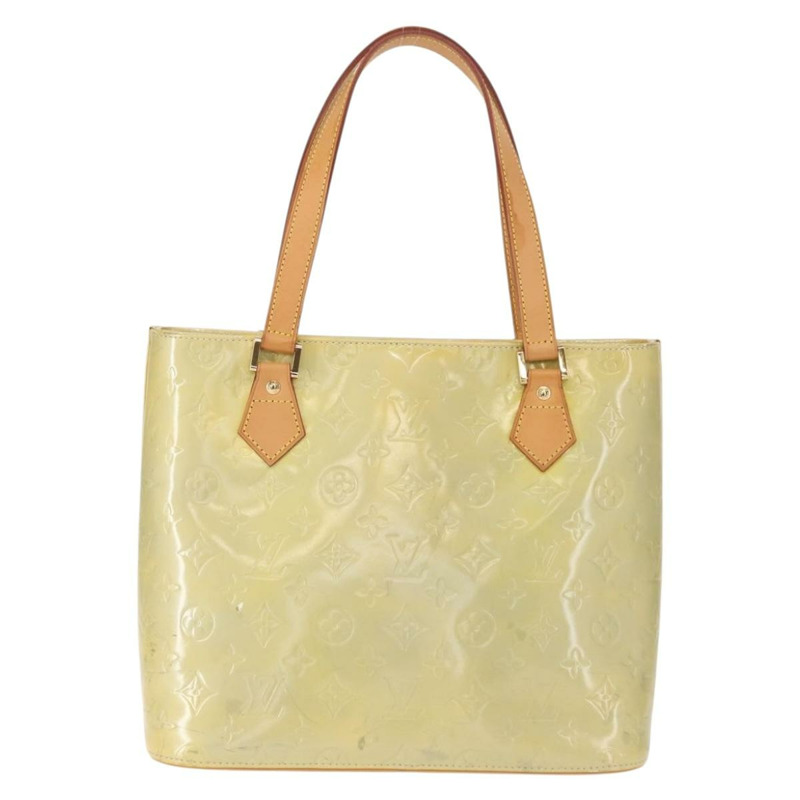 【日本直送】路易威登 Monogram Vernis Houston 手提包 灰色 M91053 LV 正品 BA7434-1