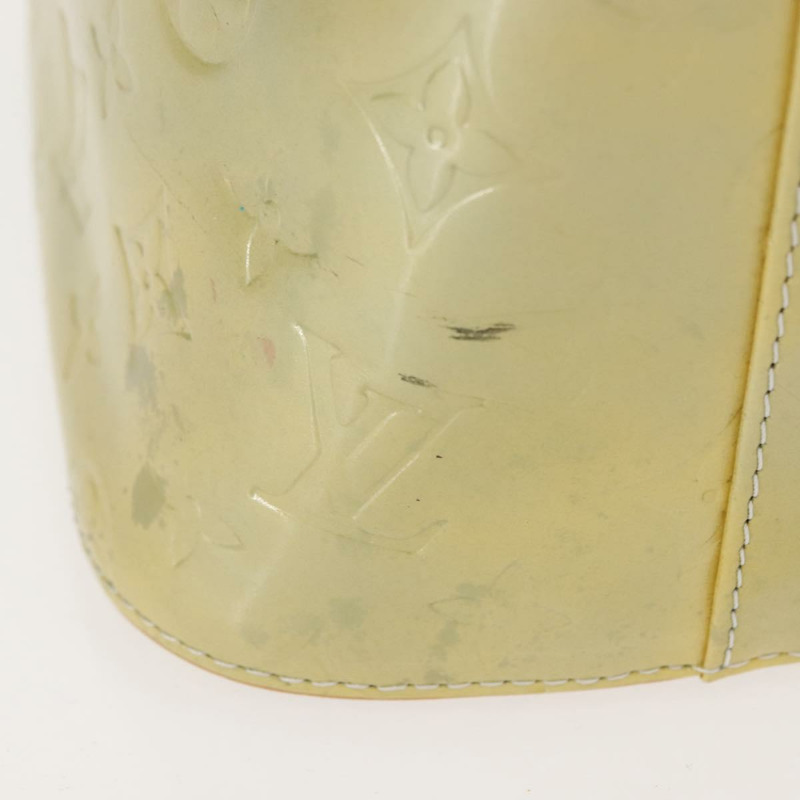 【日本直送】路易威登 Monogram Vernis Houston 手提包 灰色 M91053 LV 正品 BA7434-4