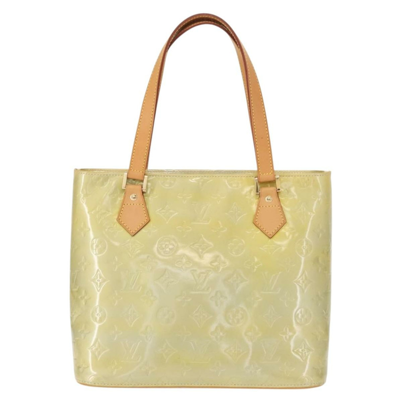 【日本直送】路易威登 Monogram Vernis Houston 手提包 灰色 M91053 LV 正品 BA7434-12