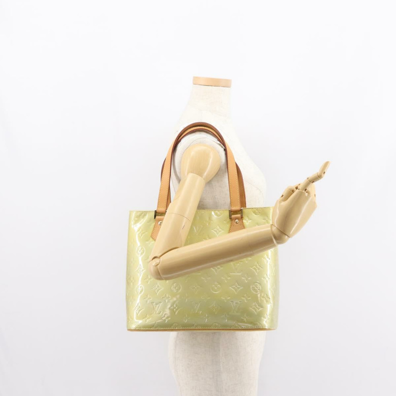 【日本直送】路易威登 Monogram Vernis Houston 手提包 灰色 M91053 LV 正品 BA7434-23