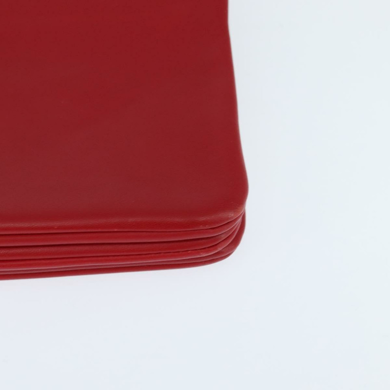 【日本直送】CELINE Trio 小號肩背包 皮革 紅色 金色 正品 hk3190-13