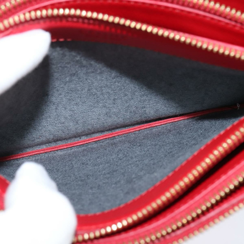 【日本直送】CELINE Trio 小號肩背包 皮革 紅色 金色 正品 hk3190-20