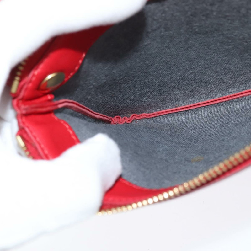 【日本直送】CELINE Trio 小號肩背包 皮革 紅色 金色 正品 hk3190-26