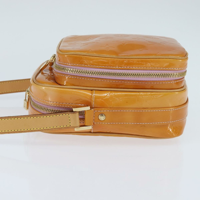 【日本直送】路易威登 Monogram Vernis Wooster 手袋 棉花糖粉紅色 M91037 LV 正品 BA7445-2