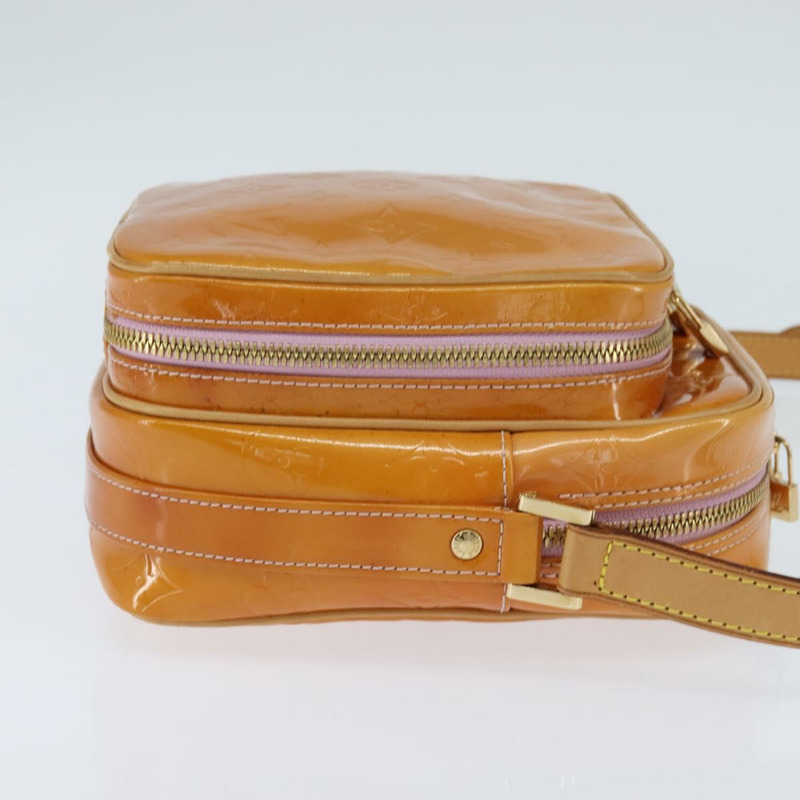 【日本直送】路易威登 Monogram Vernis Wooster 手袋 棉花糖粉紅色 M91037 LV 正品 BA7445-3