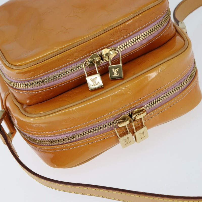 【日本直送】路易威登 Monogram Vernis Wooster 手袋 棉花糖粉紅色 M91037 LV 正品 BA7445-5