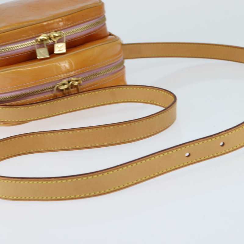 【日本直送】路易威登 Monogram Vernis Wooster 手袋 棉花糖粉紅色 M91037 LV 正品 BA7445-6