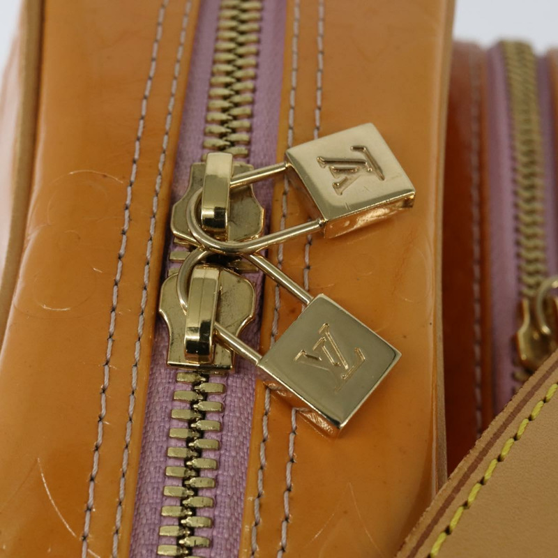 【日本直送】路易威登 Monogram Vernis Wooster 手袋 棉花糖粉紅色 M91037 LV 正品 BA7445-16