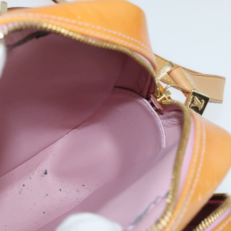 【日本直送】路易威登 Monogram Vernis Wooster 手袋 棉花糖粉紅色 M91037 LV 正品 BA7445-17