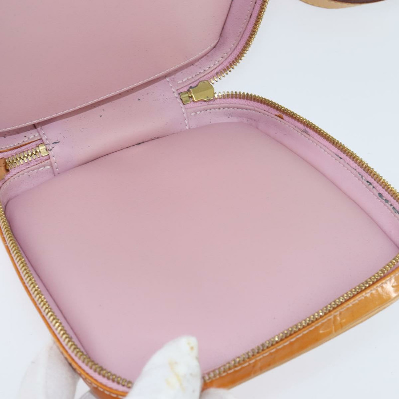 【日本直送】路易威登 Monogram Vernis Wooster 手袋 棉花糖粉紅色 M91037 LV 正品 BA7445-20