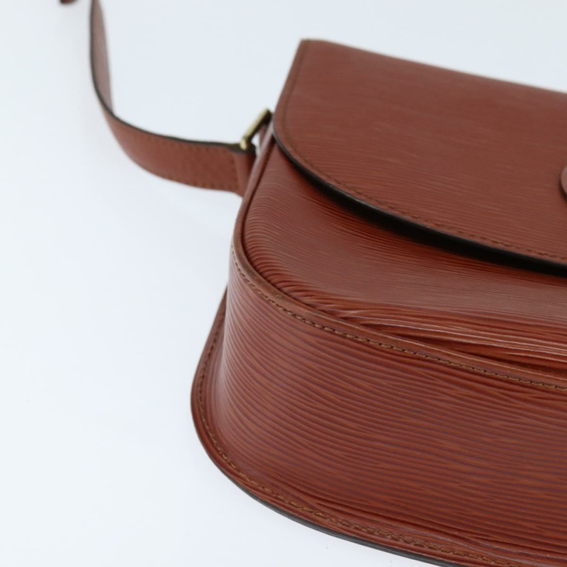 【日本直送】路易威登 Epi Saint Cloud GM 肩背包 棕色 M52193 LV Auth BA7424-13