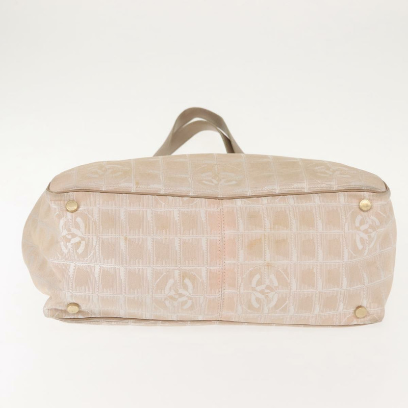 【日本直送】香奈兒新款旅遊系列手袋 尼龍材質 粉紅 金 CC 標誌 正品 BA7492-4