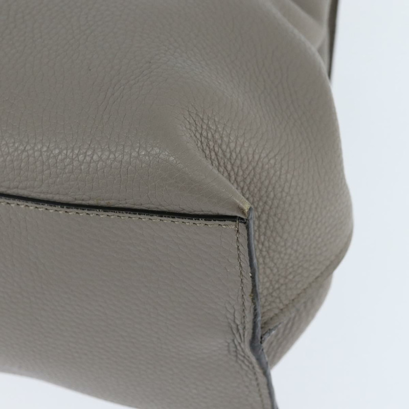 【日本直送】GUCCI 竹節手提包 皮革 兩用 灰色 銀色 392013 正品 BA7471-16