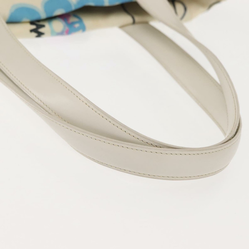 【日本直送】香奈兒新旅遊系列夏威夷獨家托特包 純棉 白色 CC Auth BA7485-7