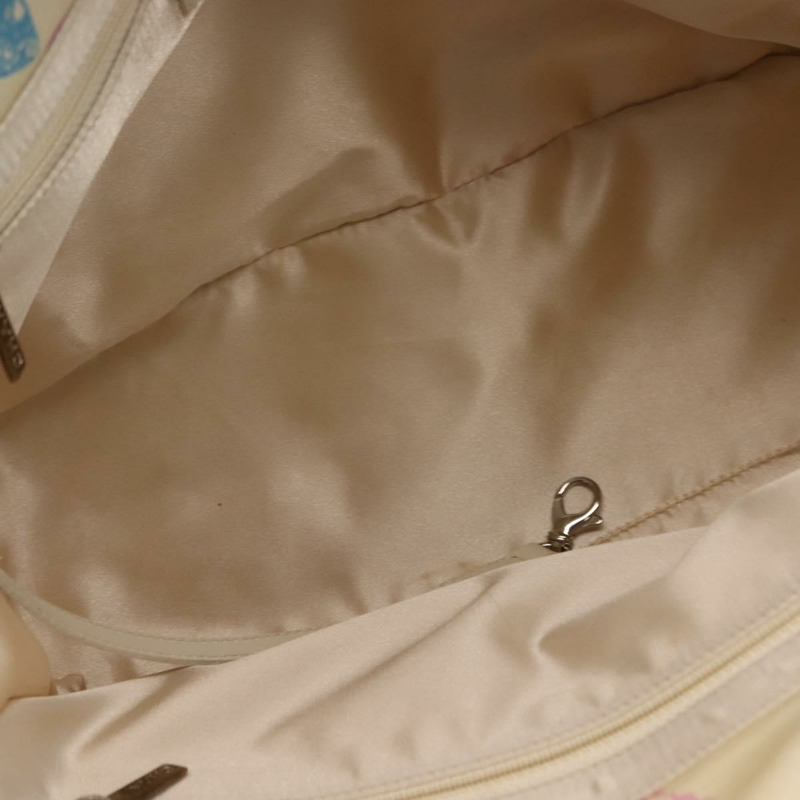 【日本直送】香奈兒新旅遊系列夏威夷獨家托特包 純棉 白色 CC Auth BA7485-8