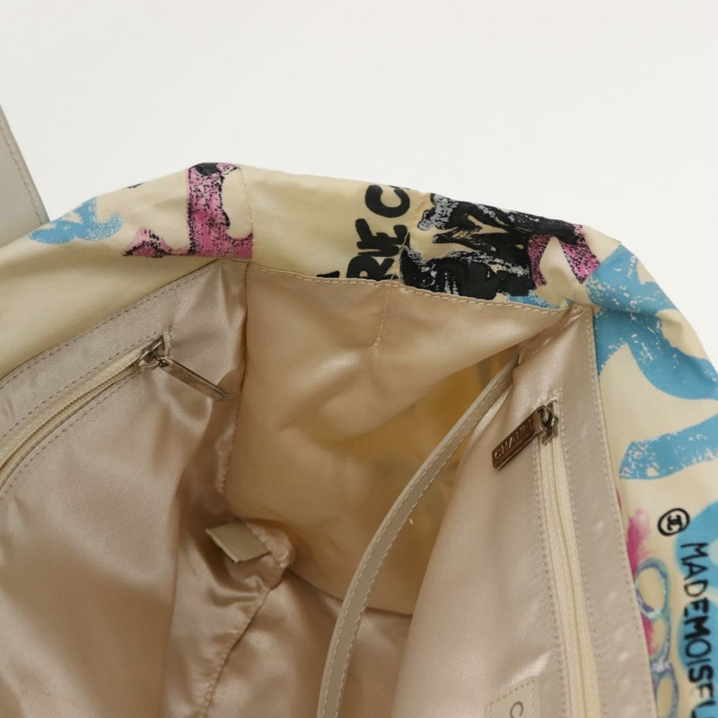 【日本直送】香奈兒新旅遊系列夏威夷獨家托特包 純棉 白色 CC Auth BA7485-20