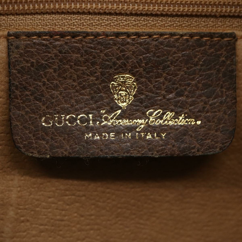 【日本直送】GUCCI GG Supreme Web Sherry Line 單肩包 PVC 米色 金色 正品 BA7456-18