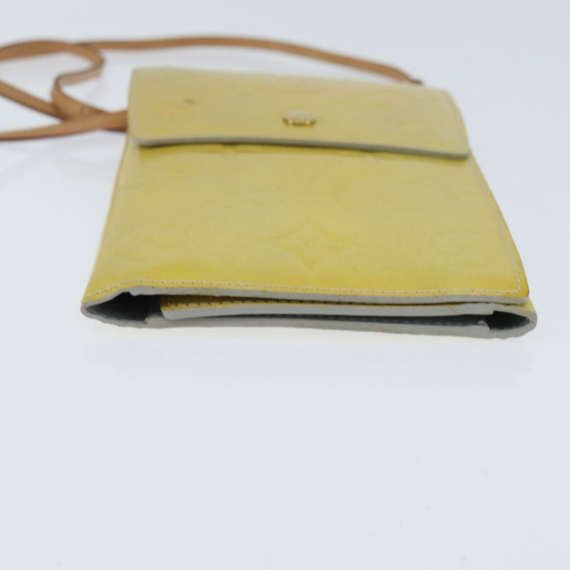 【日本直送】路易威登 Monogram Vernis Walker 錢包 亮黃色 M91074 LV Auth hk3224-4