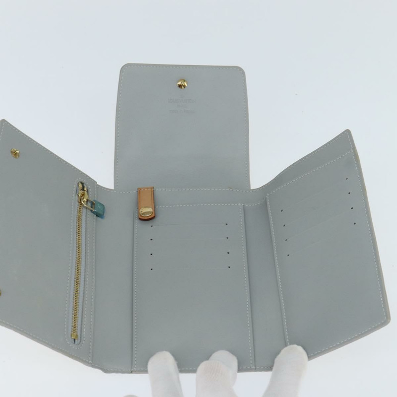 【日本直送】路易威登 Monogram Vernis Walker 錢包 亮黃色 M91074 LV Auth hk3224-8