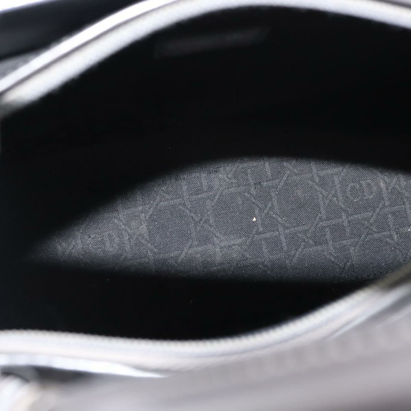 【日本直送】Christian Dior Maris Pearl 手提包 皮革 灰色 銀色 正品 ki6129-10