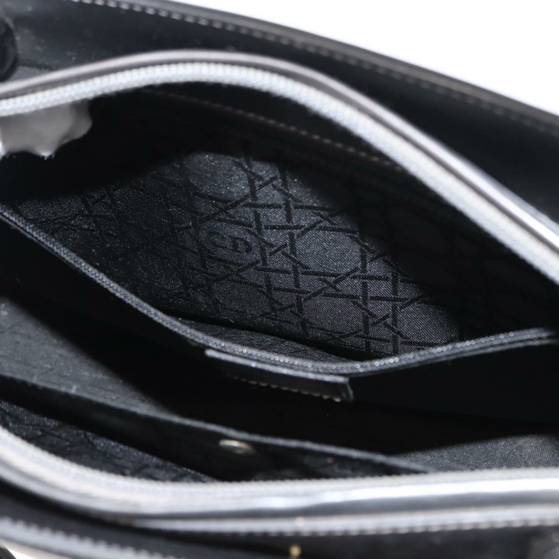 【日本直送】Christian Dior Maris Pearl 手提包 皮革 灰色 銀色 正品 ki6129-21