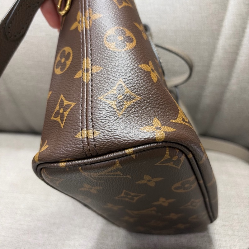 LV neverfull bb 大象灰-7