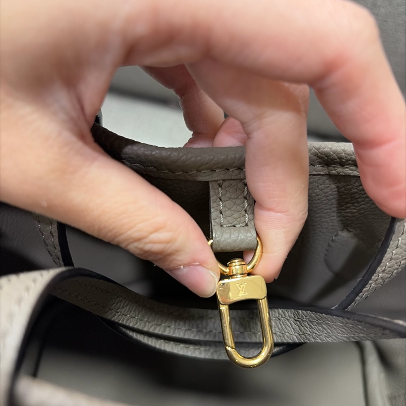 LV neverfull bb 大象灰-13