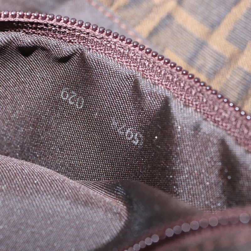 【日本直送】FENDI Zucca帆布手提包 黑色棕色 正品 bs30794-11