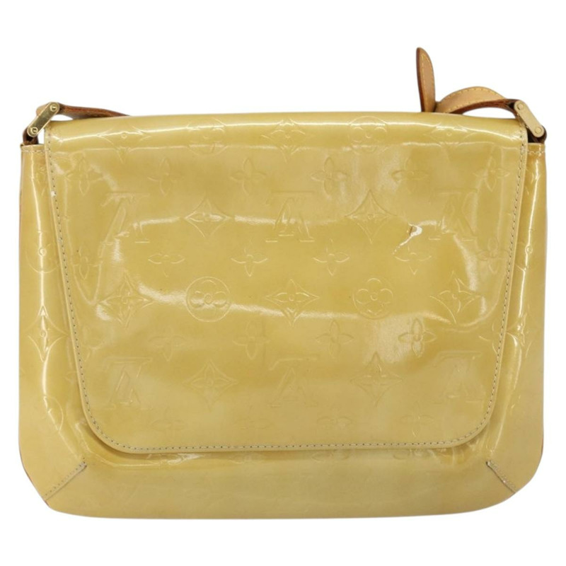 【日本直送】路易威登 Monogram Vernis Thompson Street 手袋 米色 M91301 LV 正品 bs30695-1