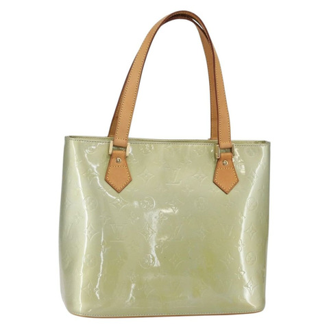 路易威登 Monogram Vernis Houston 手提包 灰色 M91053 LV 正品 ep11772