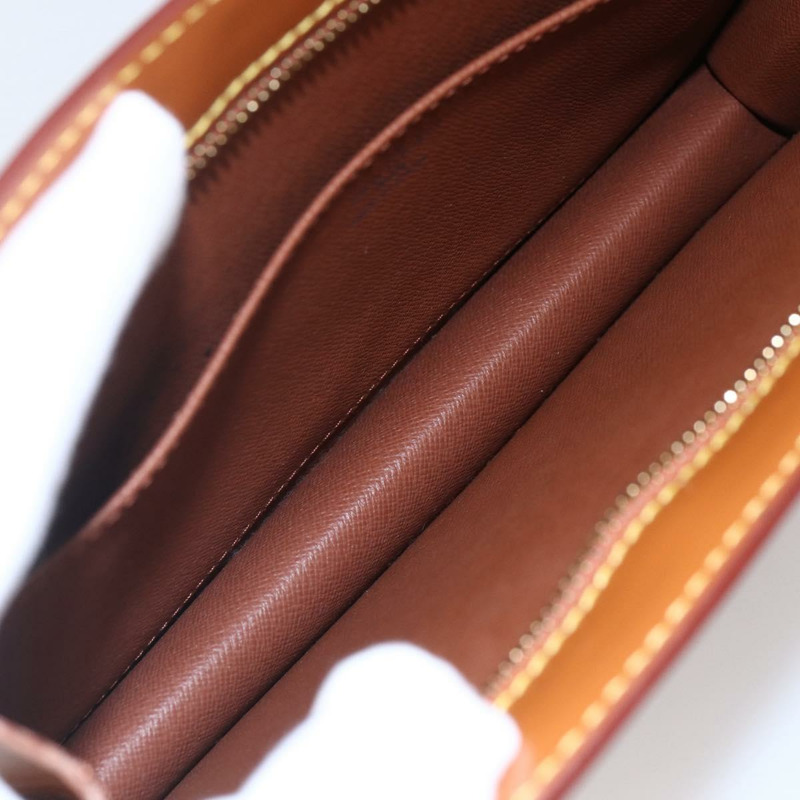 【日本直送】路易威登 Epi Pochette Homme 包棕色 Zipangu 金色 M52528 正品 ep11759-8