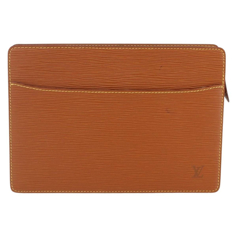 【日本直送】路易威登 Epi Pochette Homme 包棕色 Zipangu 金色 M52528 正品 ep11759-12