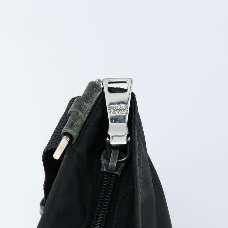 【日本直送】PRADA 單肩包 尼龍 黑色 銀色 正品 ep11849-9