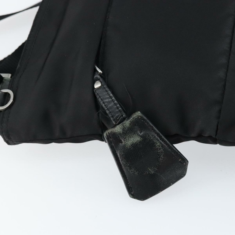 【日本直送】PRADA 單肩包 尼龍 黑色 銀色 正品 ep11849-18