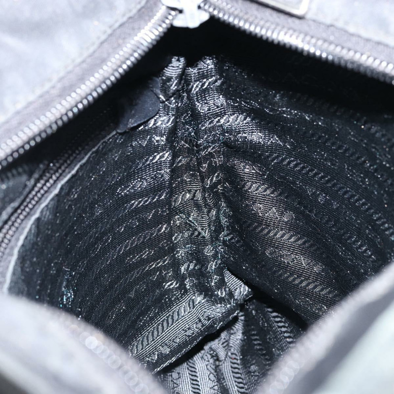 【日本直送】PRADA 單肩包 尼龍 黑色 銀色 正品 ep11849-20