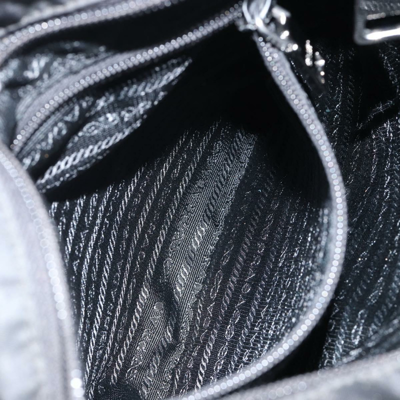 【日本直送】PRADA 單肩包 尼龍 黑色 銀色 正品 ep11849-23