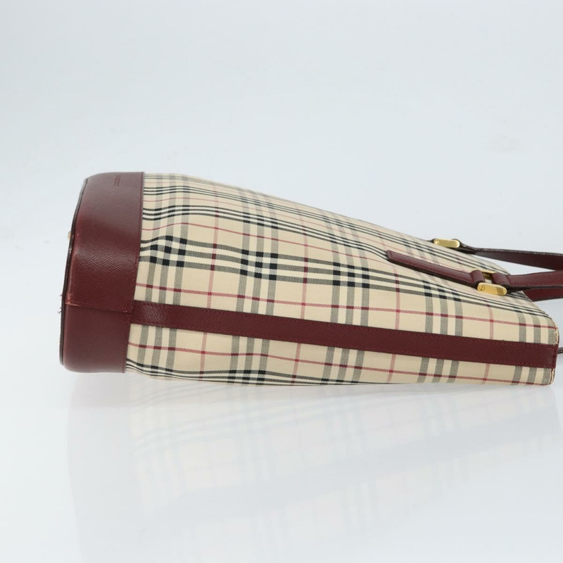 【日本直送】BURBERRY Nova 格紋托特包帆布皮革米色金色正品 ep11704-2