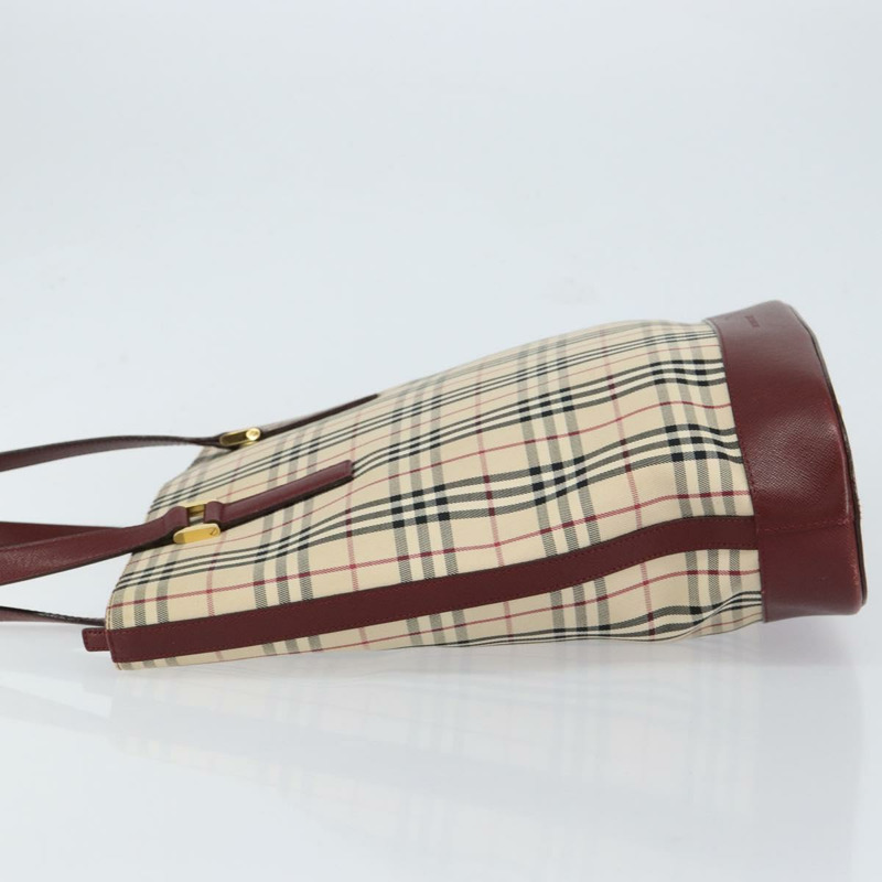 【日本直送】BURBERRY Nova 格紋托特包帆布皮革米色金色正品 ep11704-3