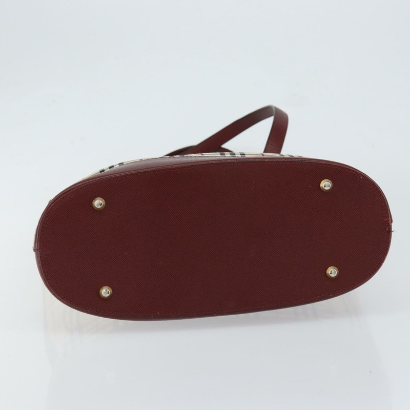 【日本直送】BURBERRY Nova 格紋托特包帆布皮革米色金色正品 ep11704-4