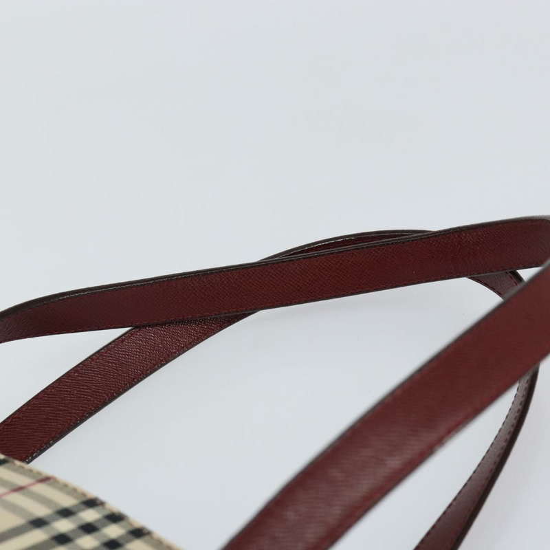 【日本直送】BURBERRY Nova 格紋托特包帆布皮革米色金色正品 ep11704-7