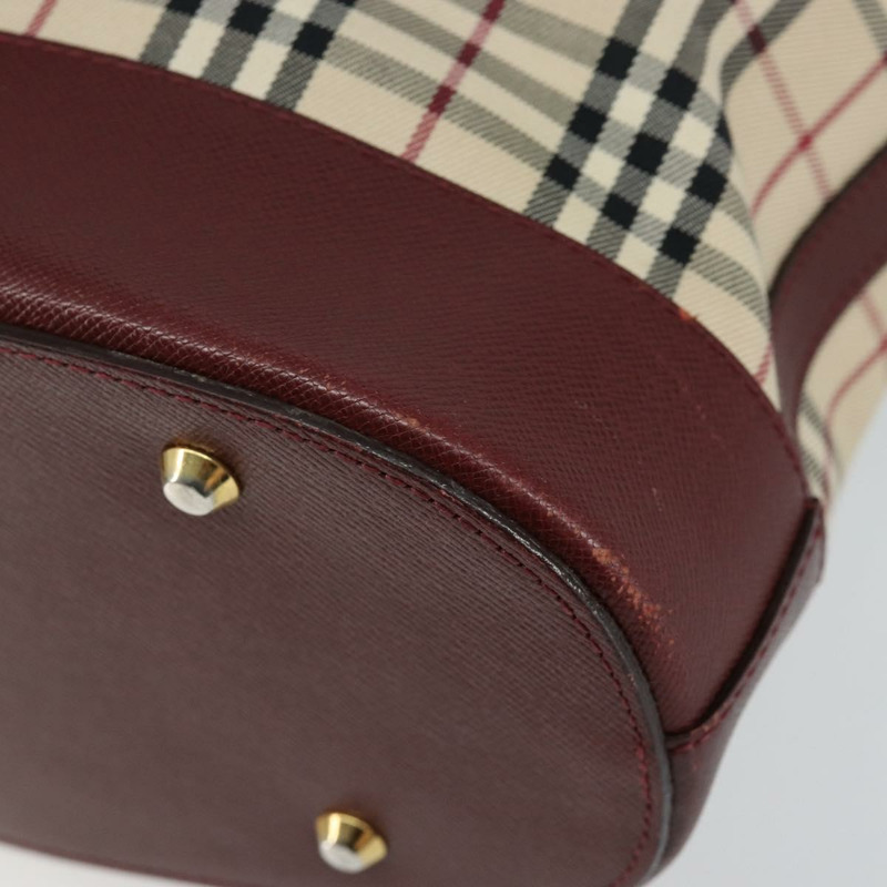 【日本直送】BURBERRY Nova 格紋托特包帆布皮革米色金色正品 ep11704-14