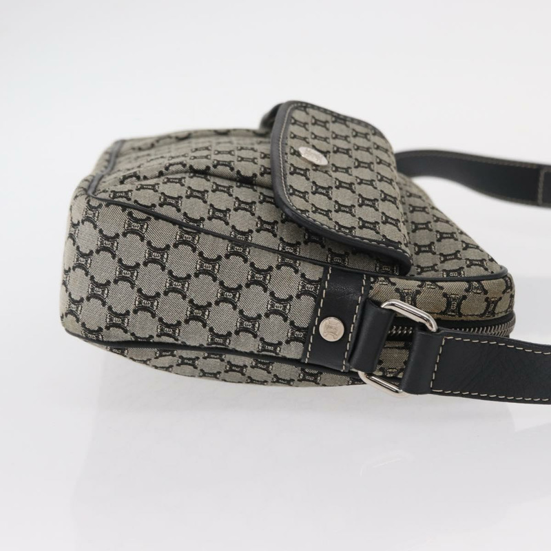 【日本直送】CELINE Macadam帆布肩背包 灰色 銀色 正品 ep11913-2