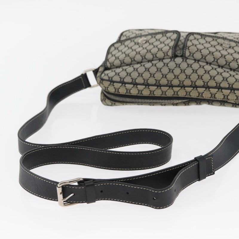 【日本直送】CELINE Macadam帆布肩背包 灰色 銀色 正品 ep11913-6