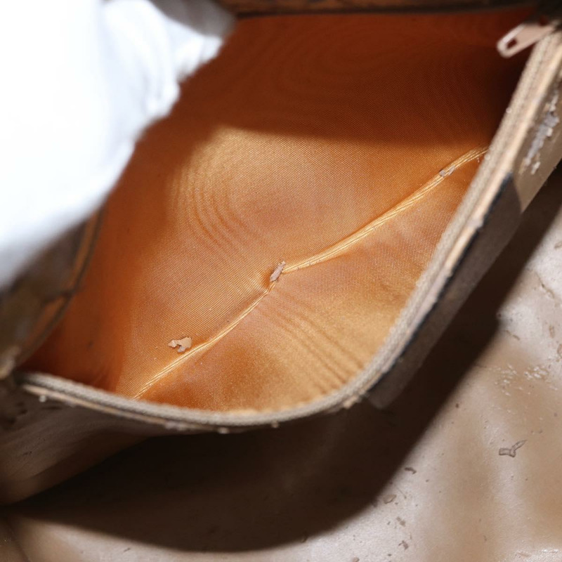 【日本直送】GUCCI GG Supreme Web Sherry Line Bag PVC 2way Beige Gold 41 02 039 Auth ep11903-22