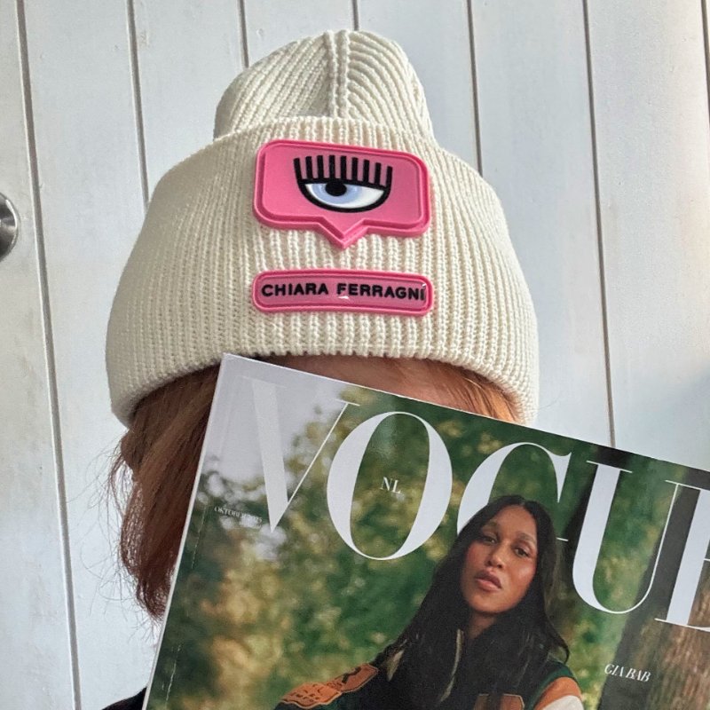 Chiara Ferragni 眨眼毛帽|義大利時尚品牌|秋冬必備-1