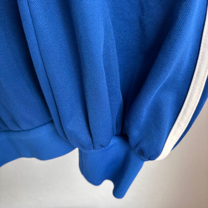 ::adidas x Gucci:: 聯名款 藍色紅綠織帶運動外套 M號-12