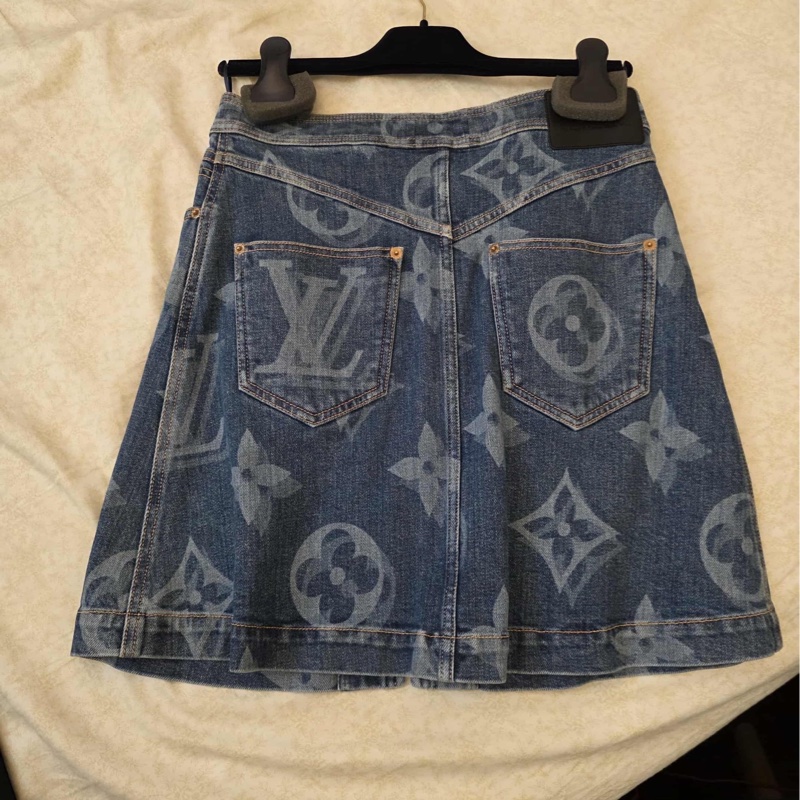 Louis Vuitton Monogram 迷你牛仔半身裙-1