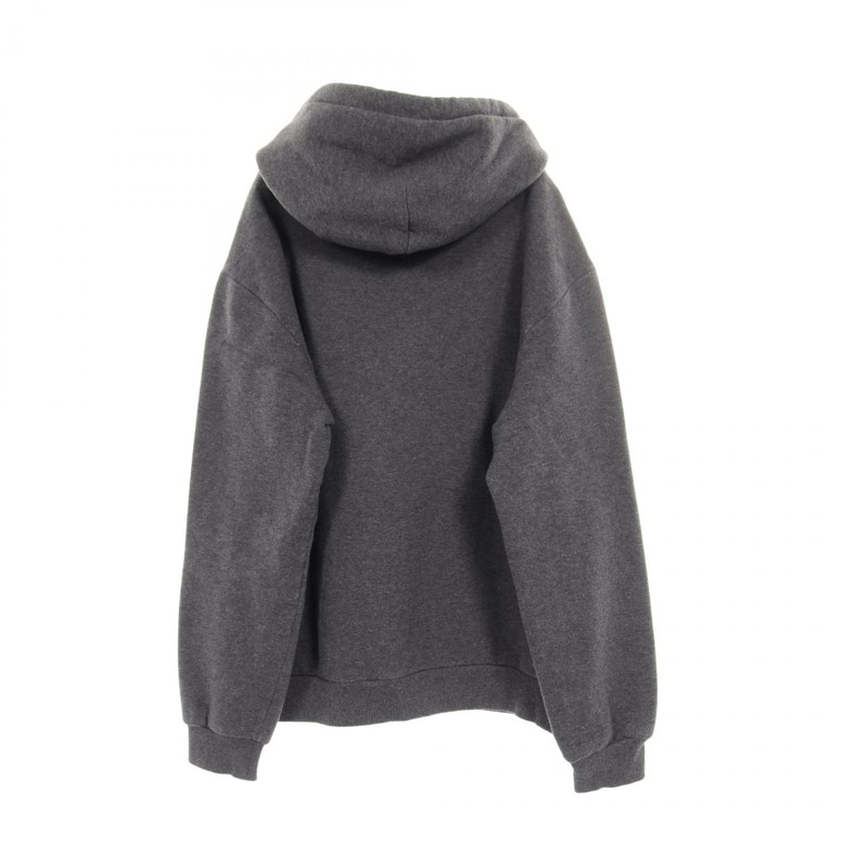 DOLCE & GABBANA 連帽衛衣長袖上衣 純棉 灰色 二手 女款 #48-1