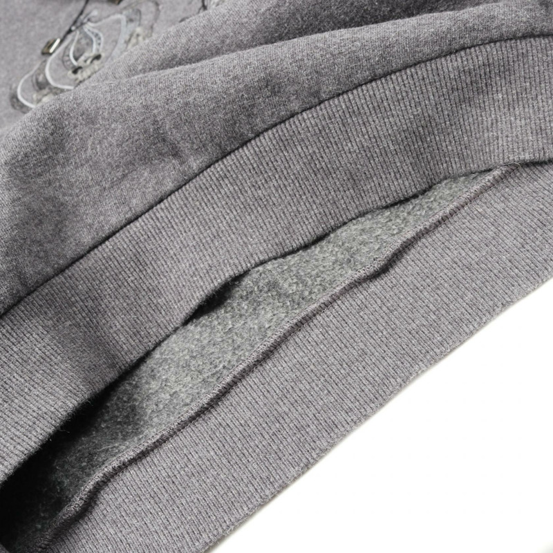 DOLCE & GABBANA 連帽衛衣長袖上衣 純棉 灰色 二手 女款 #48-5